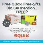FREE First Squix Box + FREE Gift Bag – Just Pay $4.95 Shipping