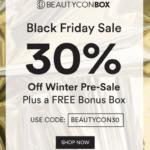 Beautycon Box Black Friday Deal – 30% Off + FREE Bonus Box!