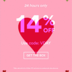 Today Only! BeautyCon Box Valentine’s Day Coupon – 14% Off Your First Box!