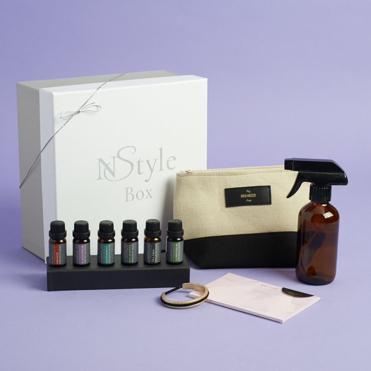 nstyle box from at home with nikki essential oils kit