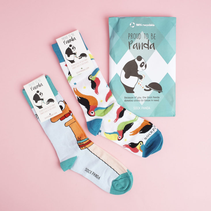 The Sock Panda subscription has such quirky patterns—it makes a great unique gift!