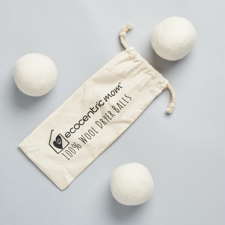 Ecocentric Mom Healthy Home October 2017 Review - Wool Dryer Balls