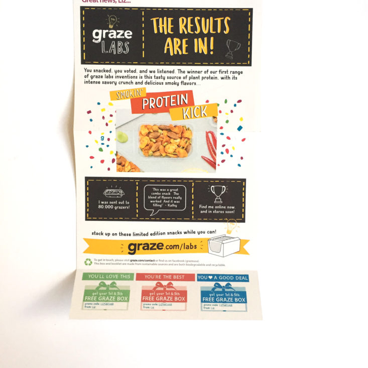 Graze 8 Snack Variety Box October 2017 - 0005