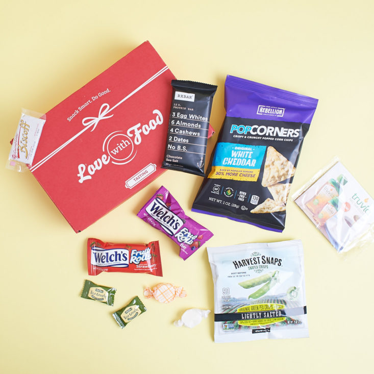 Check out the unique snacks in the September 2017 Love with Food Tasting Box!
