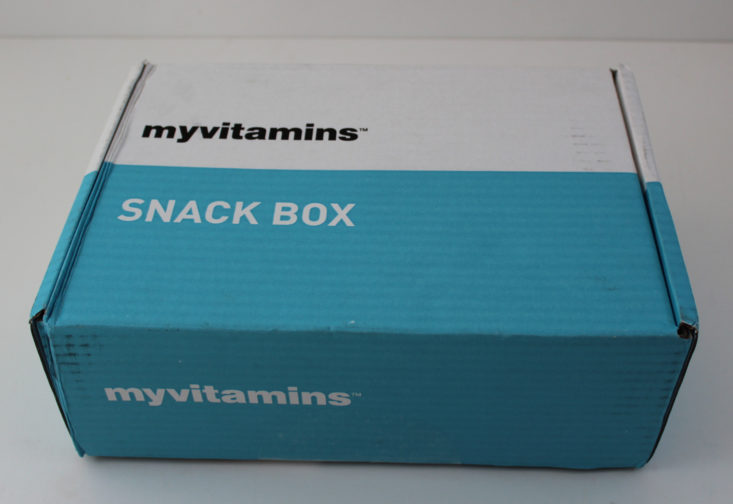MyVitamins Snack Box September 2017 Healthy Food and Supplements Subscription Box