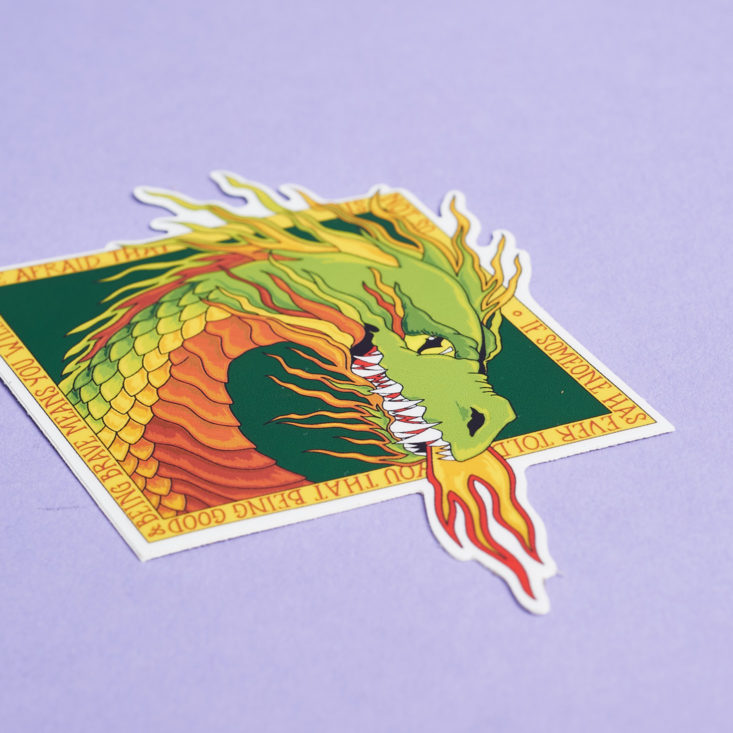 stephen king dragon sticker