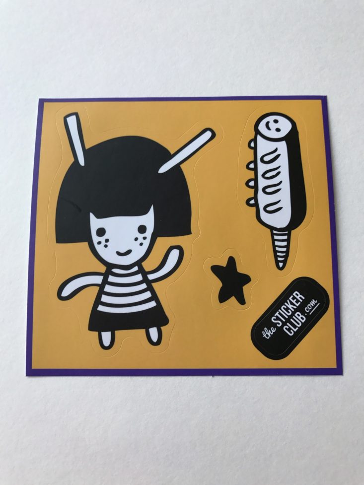 Pipsticks October 2017 Sticker Club