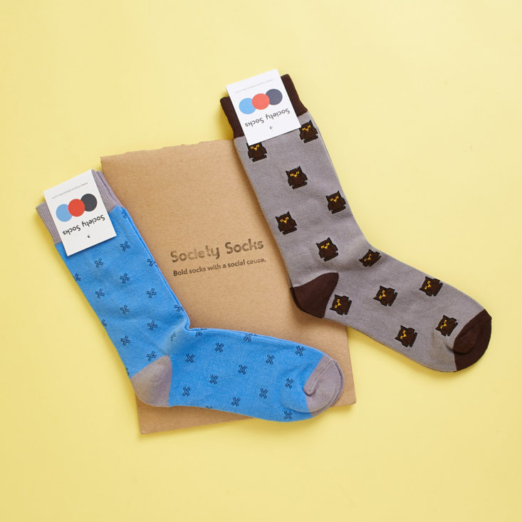 Society Socks is a subscription that gives back to the homeless with every purchase!