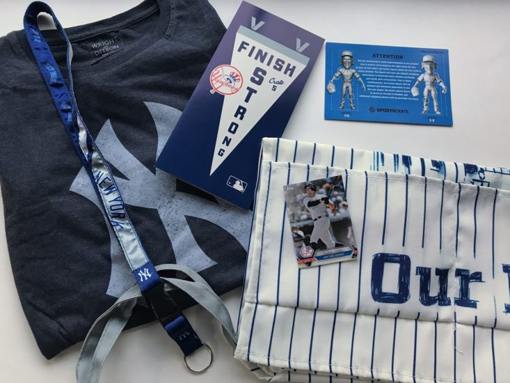 SportsCrate by LootCrate September 2017 NY Yankees