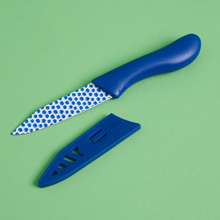 patterned knife with case