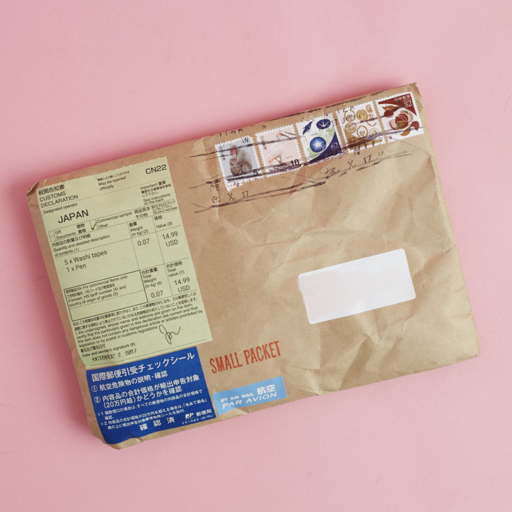 Sticky Kit Washi Tape October 2017 Envelope