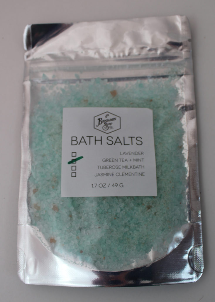 Tea Box Express October 2017 Bath Salts