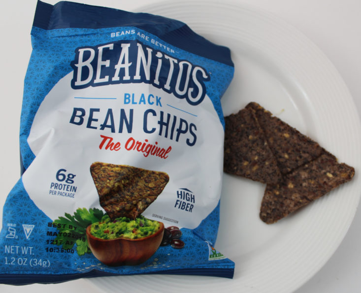 Vegan Cuts Snack October 2017 - beanitos black bean chips