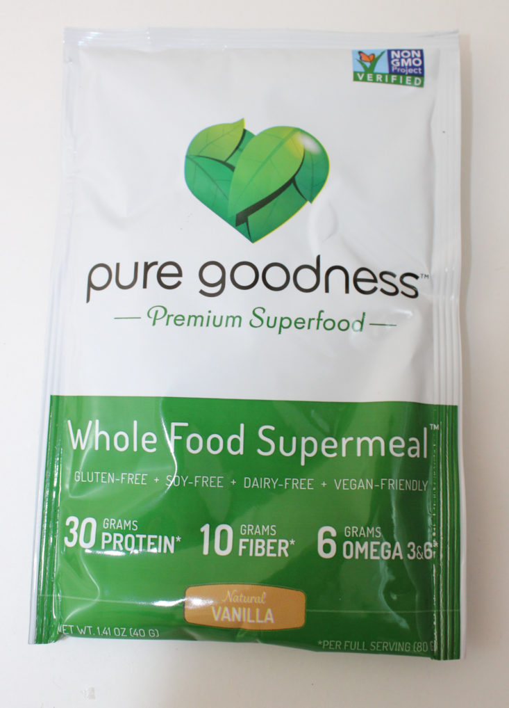 Vegan Cuts Snack October 2017 - pure goodness whole food supermeal