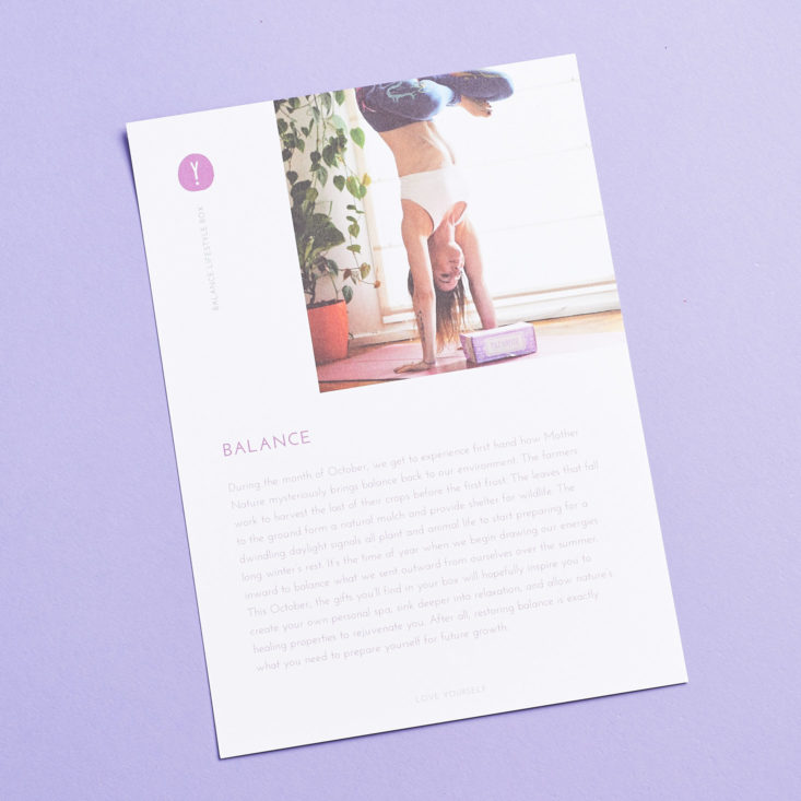Explore natural & high-vibe products in the October 2017 Yogi Surprise box!