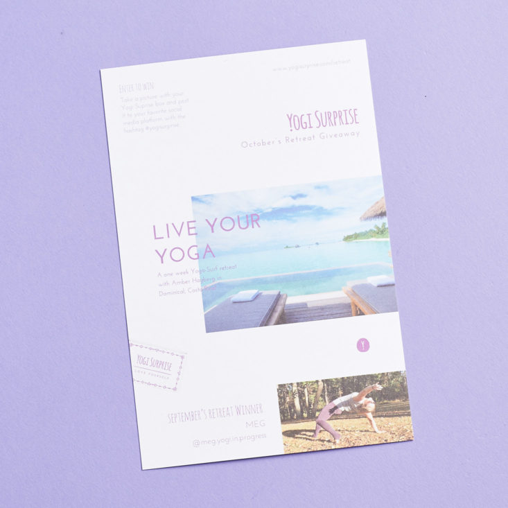Explore natural & high-vibe products in the October 2017 Yogi Surprise box!