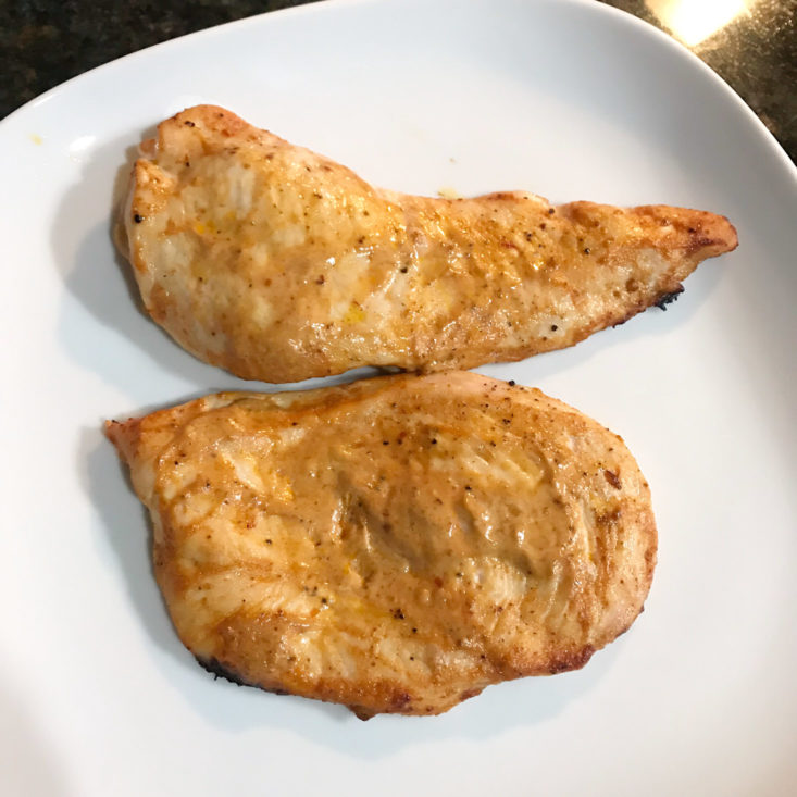 cooked harissa chicken