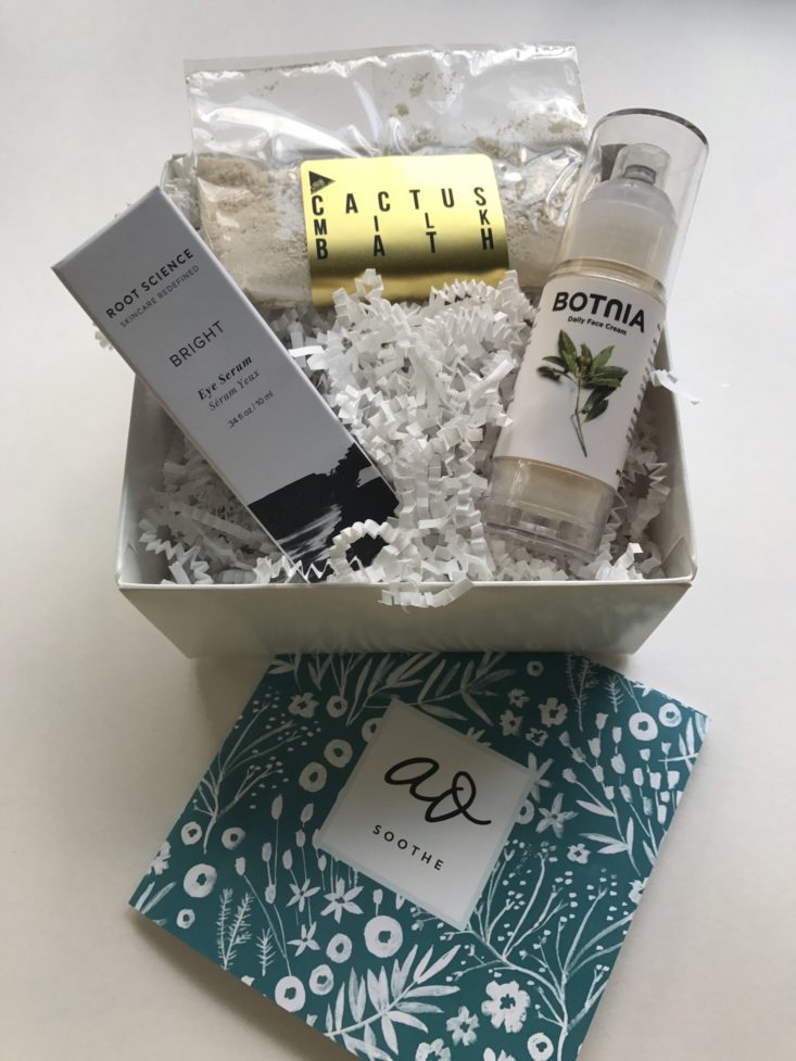 Clean Beauty Box Soothe November 2017 Review