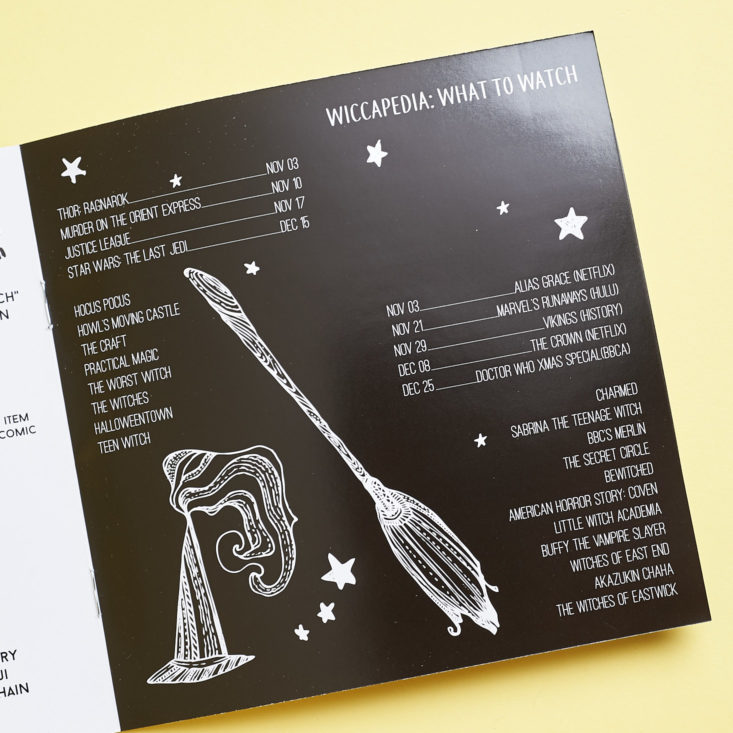 fanmail witch please info card for october 2017