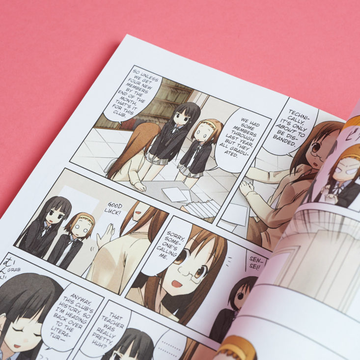 A page from the Loot Anime K-On manga