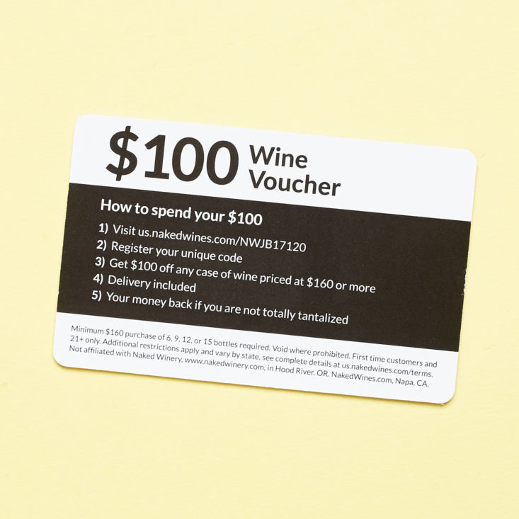 wine discount card