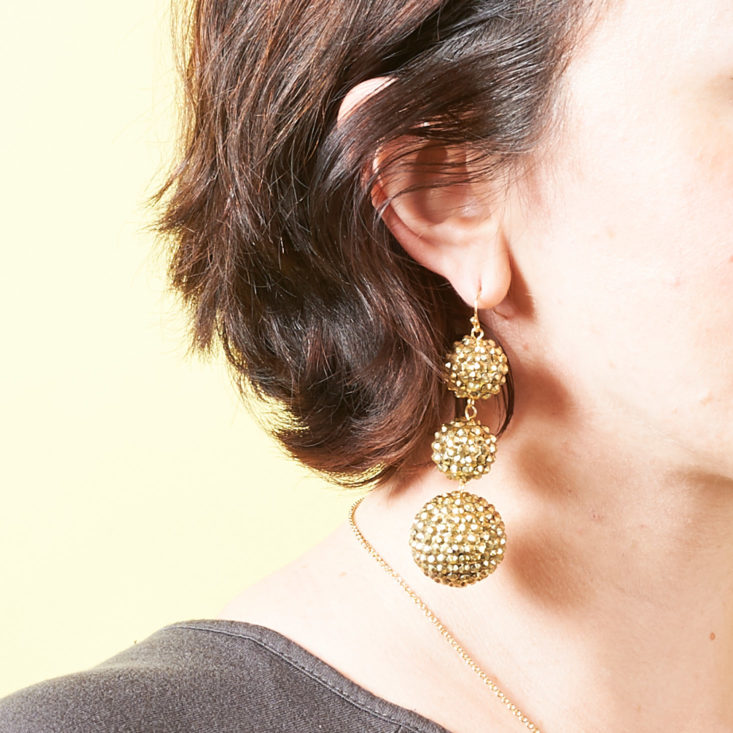 ball shaped earrings