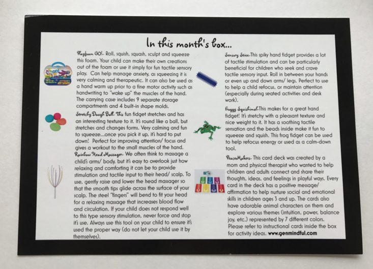 Sensory TheraPlay November 2017 Booklet