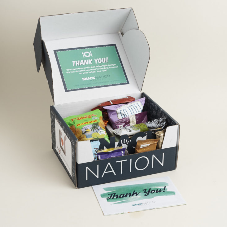 Open Snack Nation box