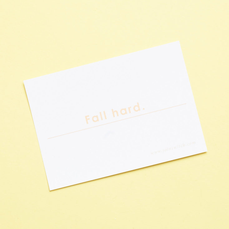 envelope with switch information