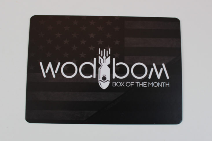 WODBOM November 2017 Booklet Front