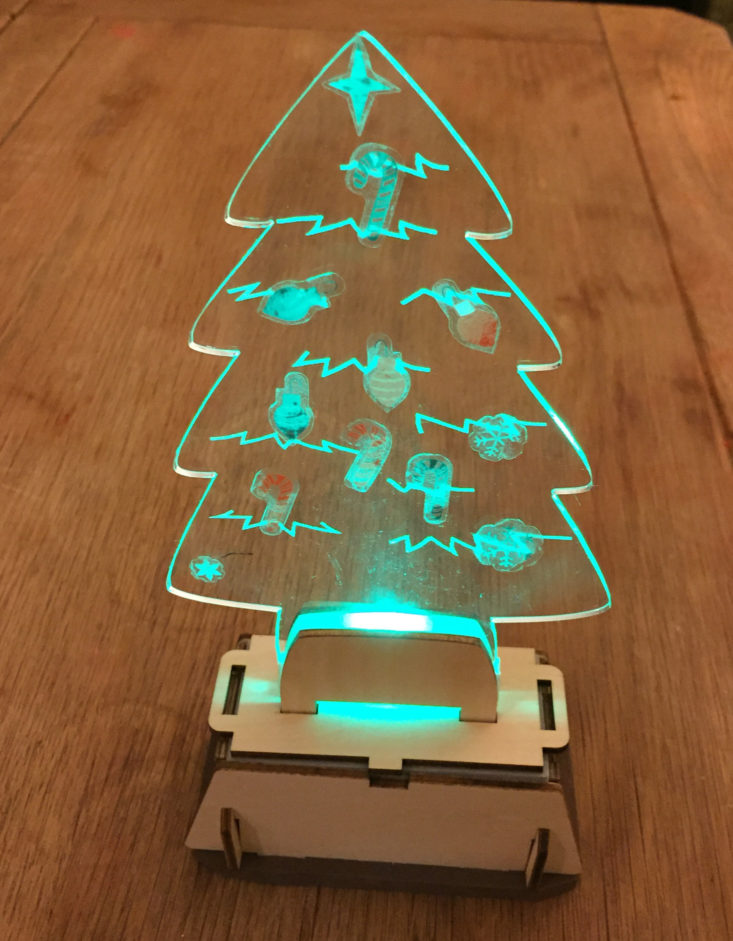 tinker crate led holiday luminary November 2017