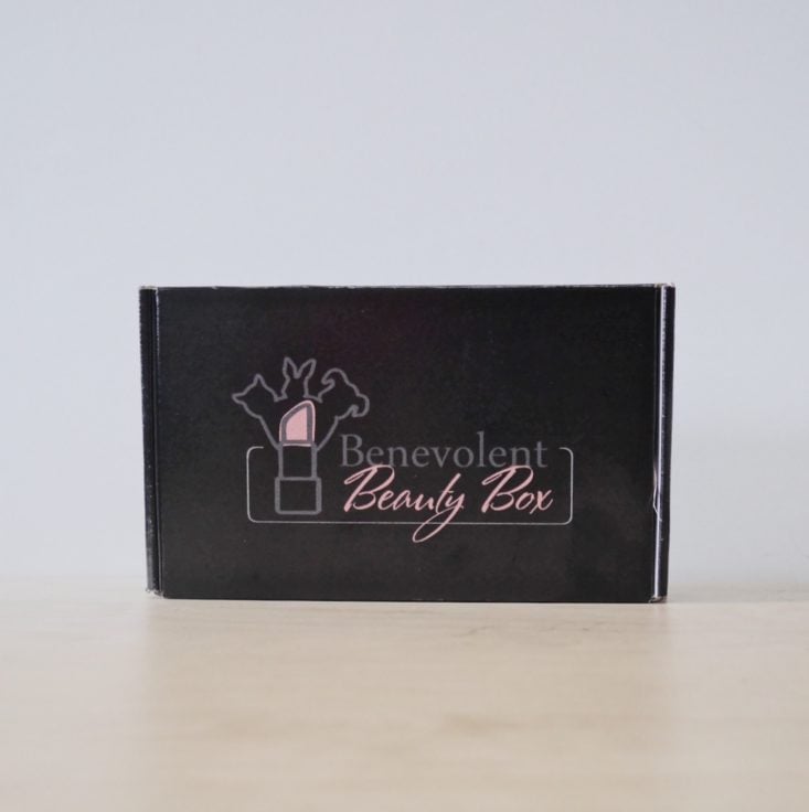 Benevolent Beauty Box December 2017 Box closed