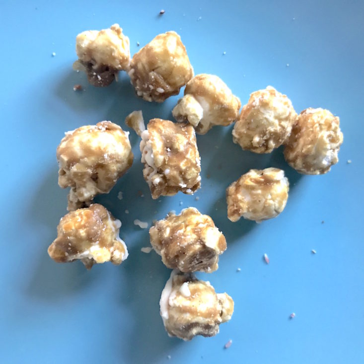 Amazon Holiday Prime Surprise Sweets Box gourmet popcorn close up