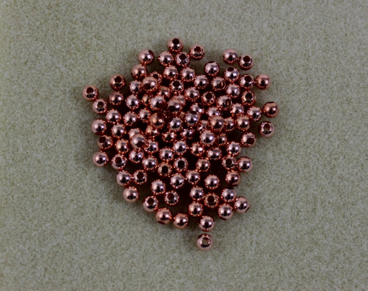 100 Pieces 4 mm Rose Gold Finished Brass Spacer Beads