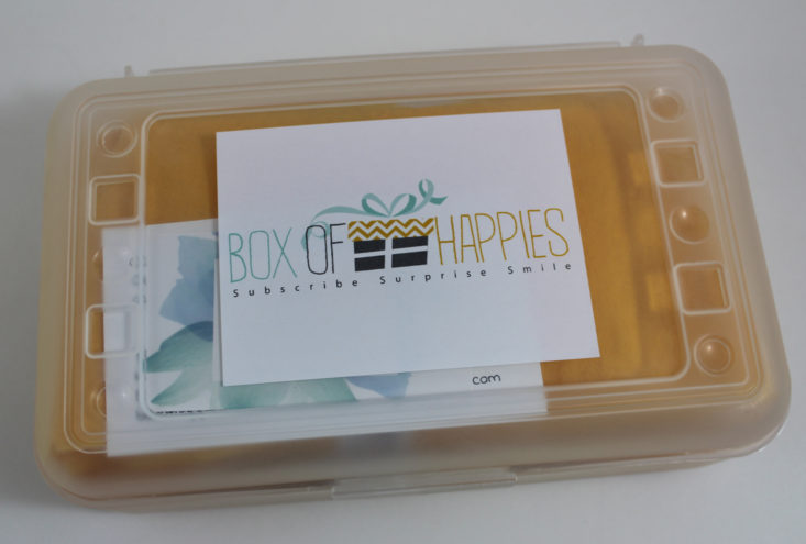 Box of Happies December 2017 Box