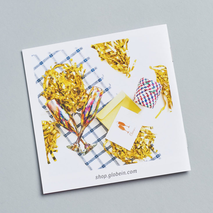 As part of their fair trade mission, Globein highlights its makers in the box's info booklet.