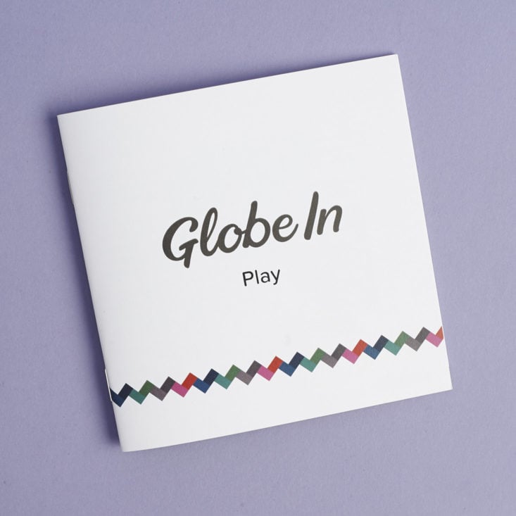 cover of globein play info booklet