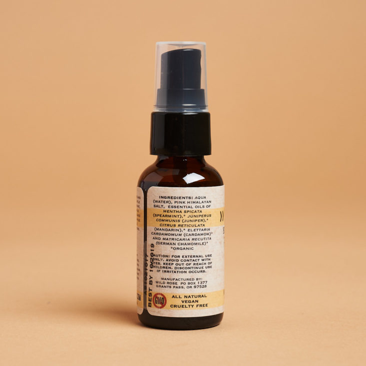 aromatherapeutic spray