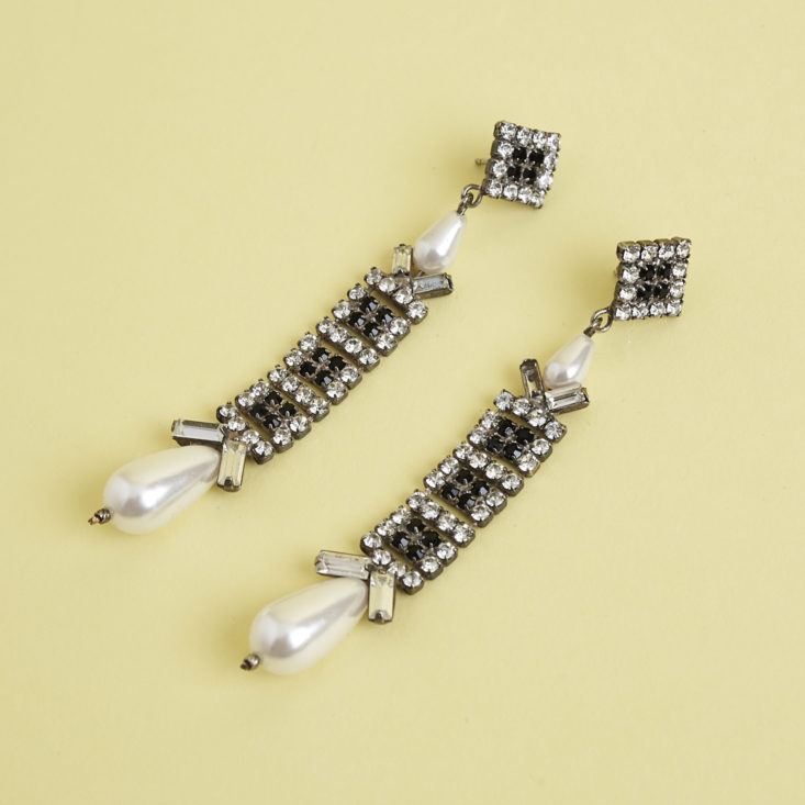 1930s pearl costume jewelry earrings