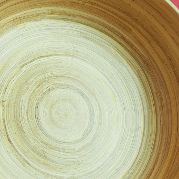 Detail of inside of bowl