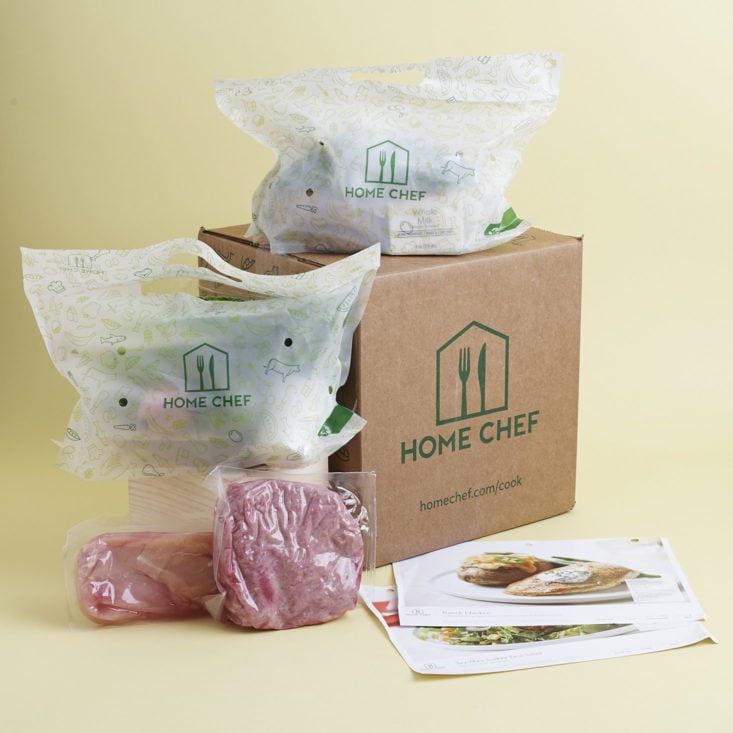 full contents of Home Chef Box