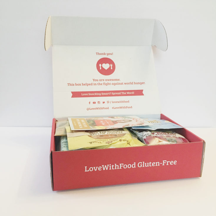 Love With Food Gluten-Free Open Box