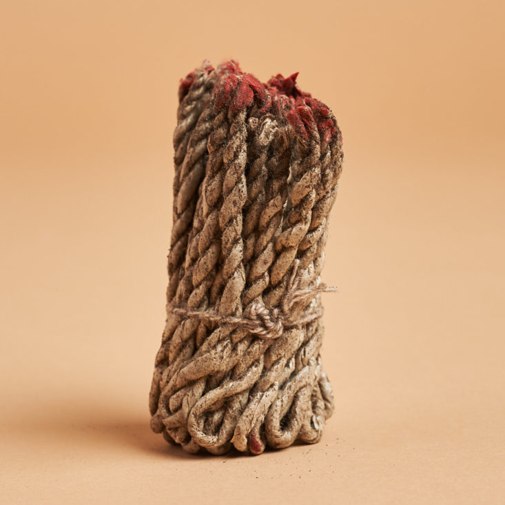 bundle of rope-style incense 