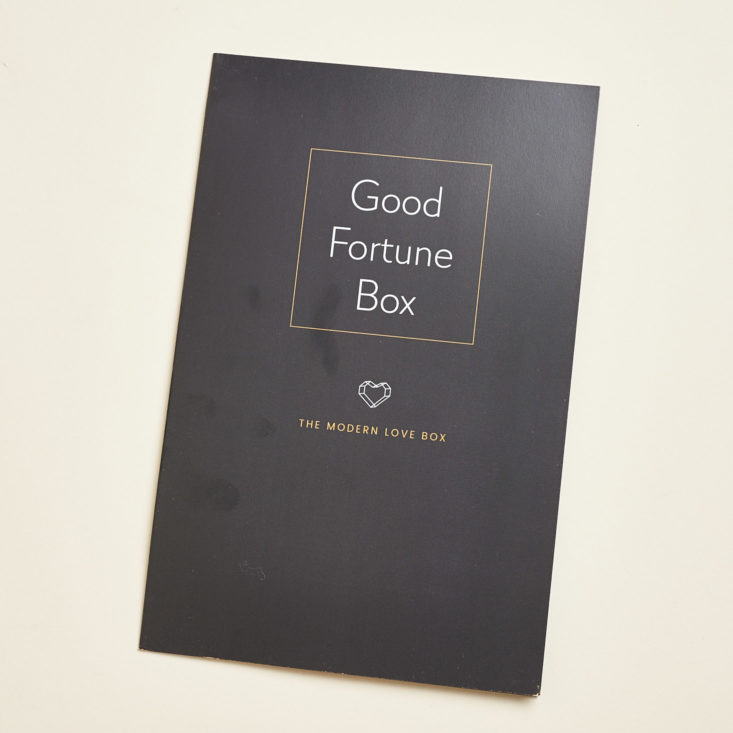 good fortune box info card
