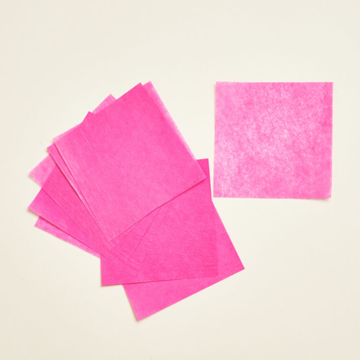 pink wish paper