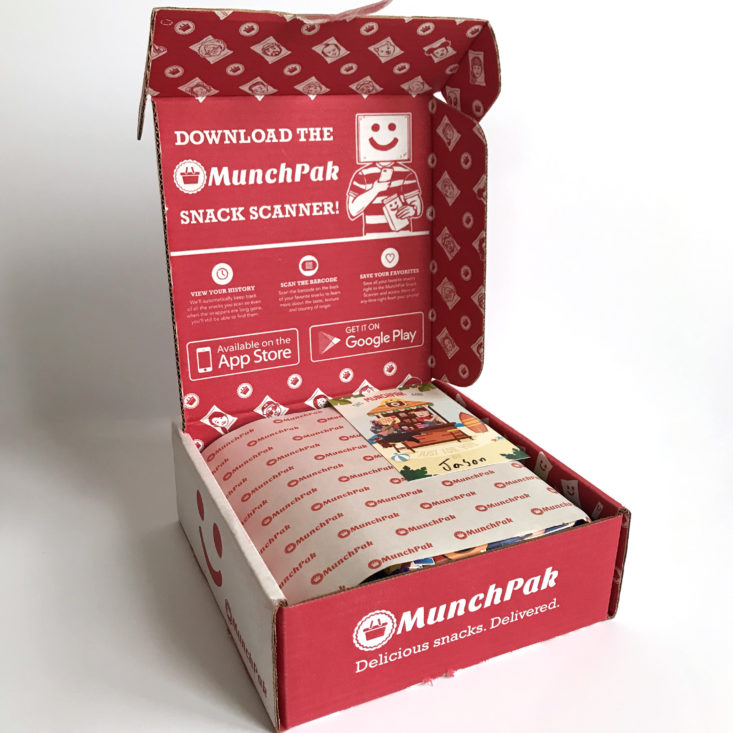MunchPak Box December 2017 - 0002