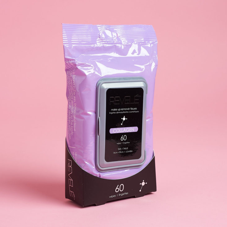 purple package of makeup wipes