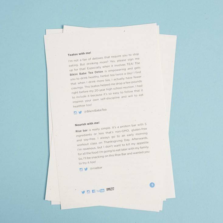 curation information