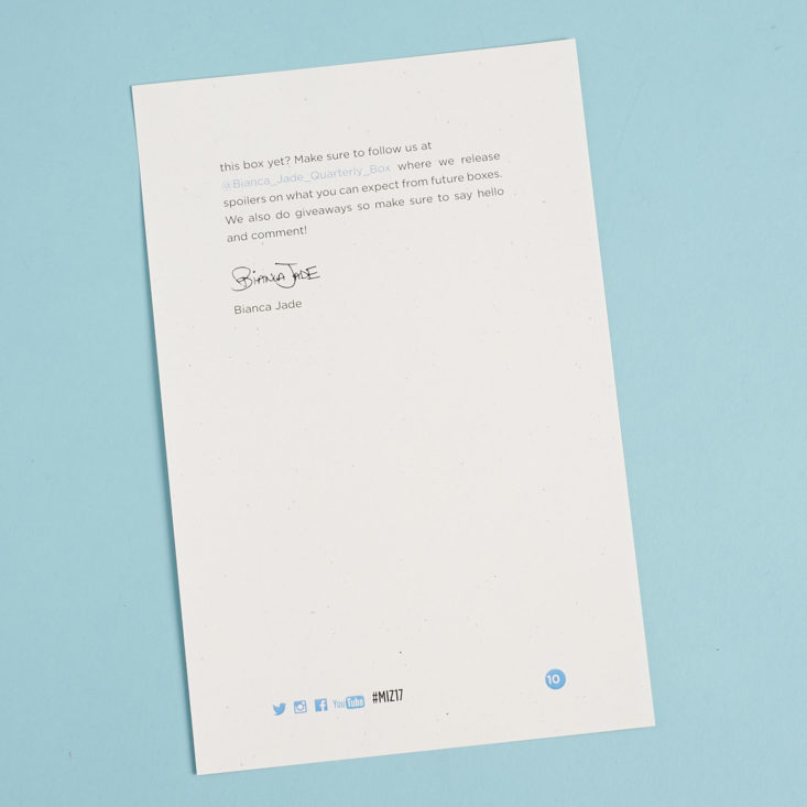 letter card
