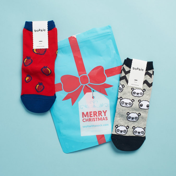 Each kids' subscription to Say It With A Sock contains two pairs per month.